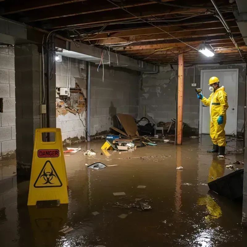 Flooded Basement Electrical Hazard in Campion, CO Property